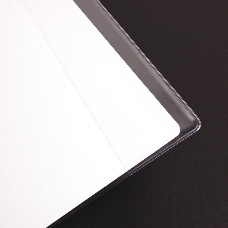 Protège-cahier - A4 - 21x29,7 - Pour cahier A4 - Transparent - 2 rabats intérieurs