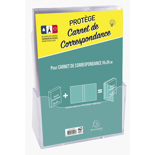 Protège Carnet De Correspondance - 16 x 24 cm - Exacompta
