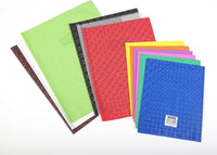 Protège-cahier - 24x32cm - Bleu - Polypro - Motif losange - Résistant