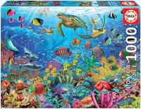 Puzzle - 1000 pièces - 68x48 cm - Les tortues au paradis - Educa