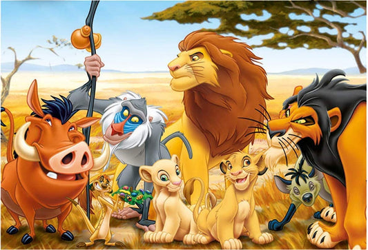 Puzzle - Le roi lion - Le livre de la jungle - Disney - 50 pièces - Educa