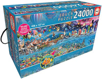 Puzzle - 24000 pièces - Grand modèle - La vie - Animaux - Mer - Nature - Educa