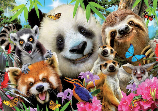 Puzzle - Le selfie des animaux - 300 pièces - Educa