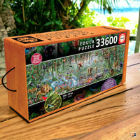 Puzzle - 33600 pièces - 570 x 157 cm - Animaux de la vie sauvage - Educa