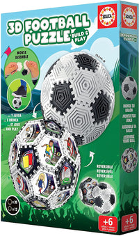 Puzzle 3D - Ballon de foot - 32 pièces - Sphère - Dès 6 ans - Educa