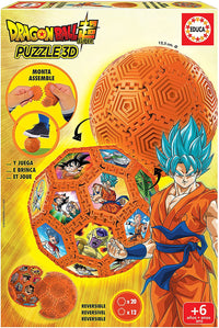 Puzzle 3D - Dragon Ball Z - 32 pièces - Sphère - Dès 6 ans - Educa