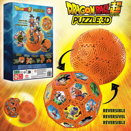 Puzzle 3D - Dragon Ball Z - 32 pièces - Sphère - Dès 6 ans - Educa