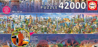 Puzzle - 42000 pièces - XXL - Le tour du monde - Educa