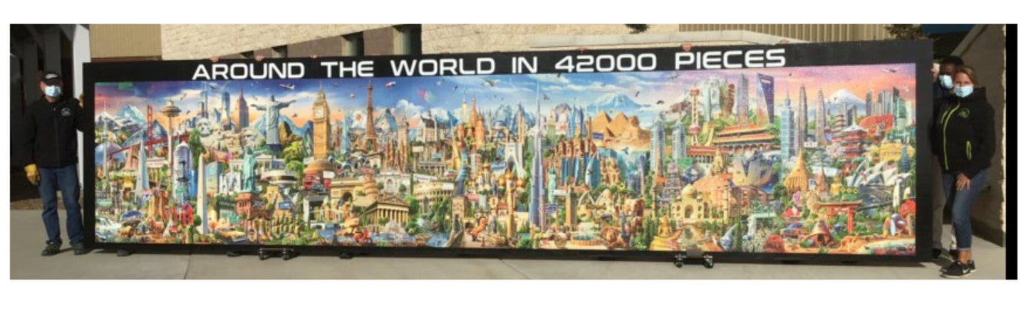 Puzzle - 42000 pièces - XXL - Le tour du monde - Educa