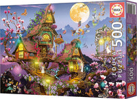 Puzzle - 500 pièces - La maison des fées - Educa