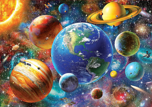 Puzzle - 500 pièces - Le système solaire et les planètes - Educa