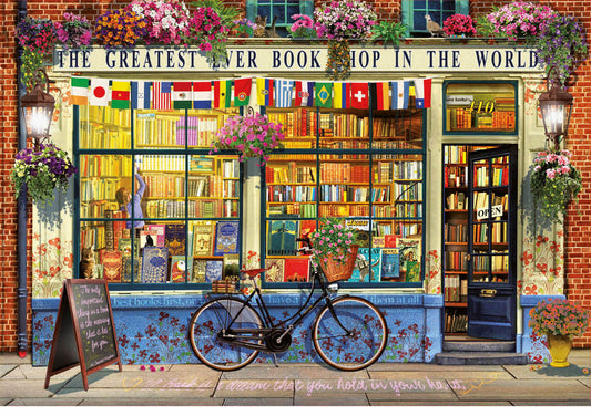 Puzzle - 5000 pièces - La meilleure librairie du monde - Livres - Educa