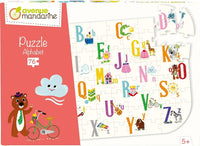 Puzzle - Educatif - 76 pièces - Enfant dès 5 ans - Apprendre l'alphabet