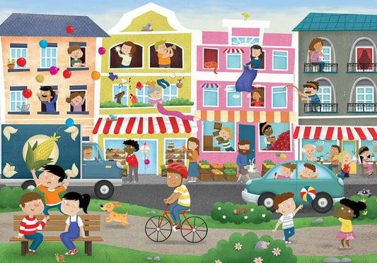 Puzzle éducatif - La ville - 50 pièces - Dès 4 ans - Educa