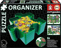 Plateaux pour puzzles - Rangement pièces de puzzles - Plastique - 6 bacs - Educa