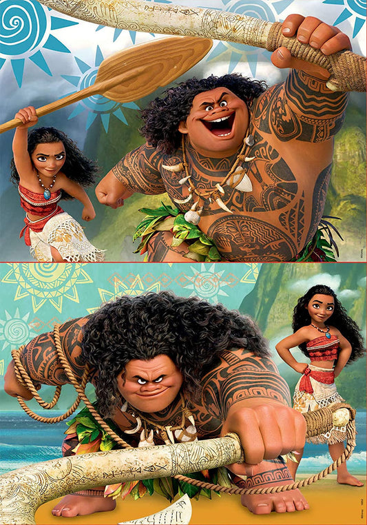 Puzzle - Disney Vaiana - 2 modèles - 2x48 pièces - Dès 4 ans - Educa