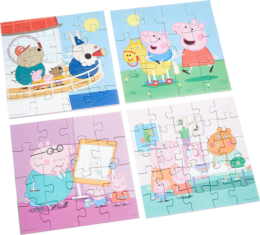 Puzzle - Peppa Pig et ses amis - 4 modèles - 12,16,20 et 25 pièces - Dès 3 ans - Educa