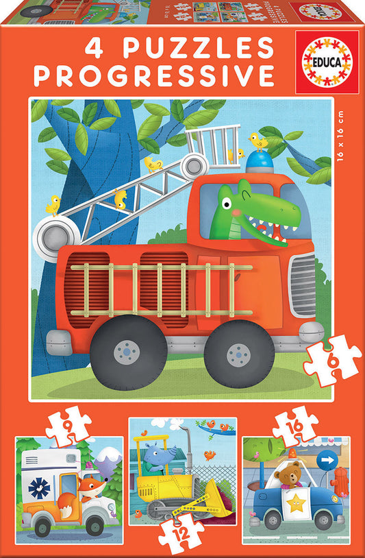 Puzzle - Enfant - Dès 3 ans - 4 modèles - Patrouille de sauvatage - Educa