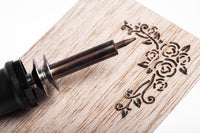 Pyrograveur avec 8 gouges assorties pour le bois