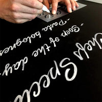 Pochoirs A4 Lettres et Chiffres - Ecriture décorative - Qbix