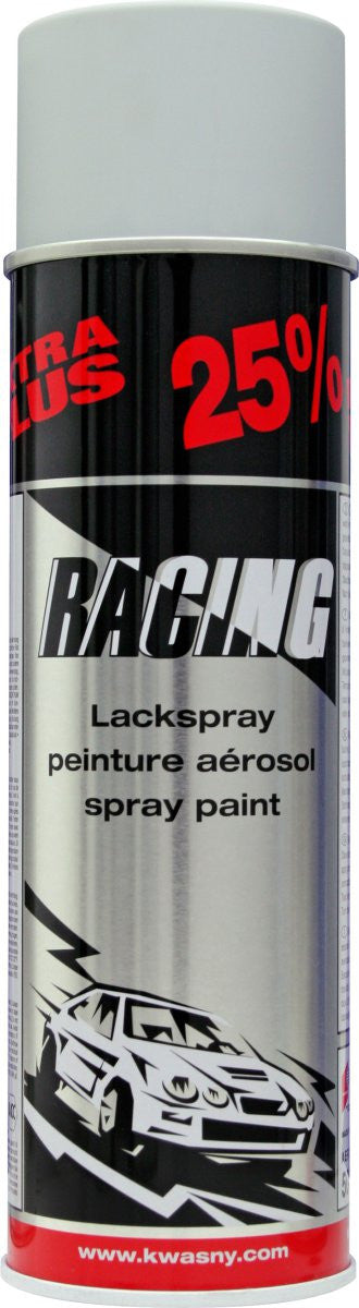 Bombe de peinture - Primaire d'accroche - Apprêt - Carrosserie voiture - Racing - Gris - 500ml