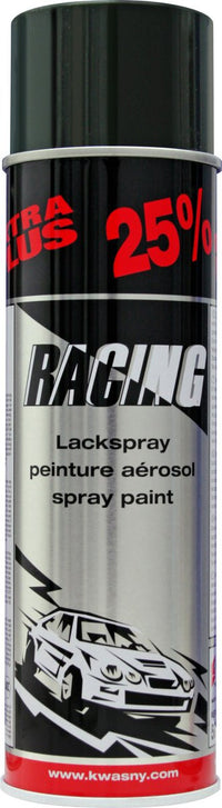 Bombe de peinture - Carrosserie voiture - Racing - Noir brillant - 500ml
