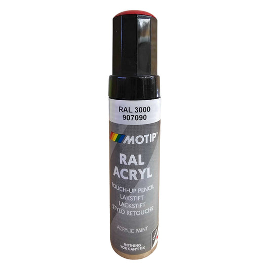 Stylo de retouche - Carrosserie - Rouge feu brillant - Motip
