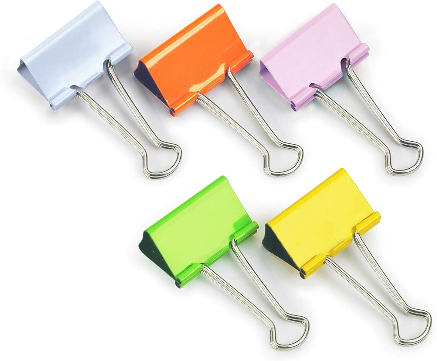 Pinces à clip - Petite taille - 19mm - Accessoires de bureau - Boîte de 80 unités