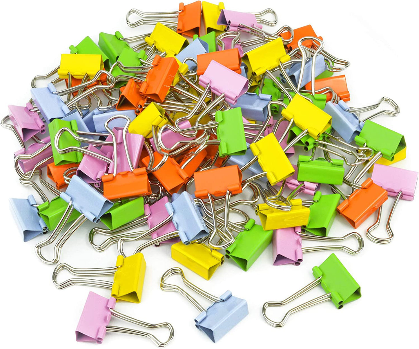 Pinces à clip - Petite taille - 19mm - Accessoires de bureau - Boîte de 80 unités
