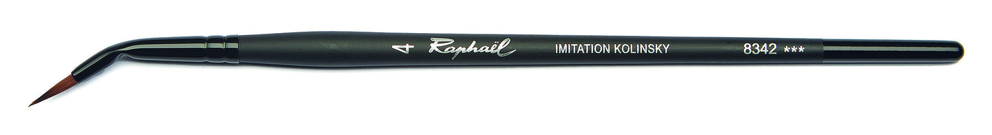 Pinceau - Rond coudé - Aquarelle - Raphaël - Stradivarius - Série 8342 - N°4