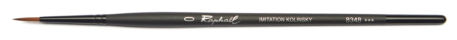Pinceau - Rond - Pointe fine effilée - Aquarelle - Raphaël - Stradivarius - Série 8348 - N°0