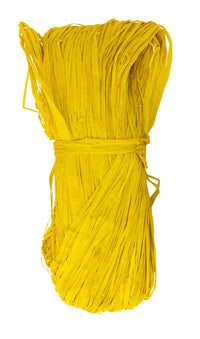 Pelote de raphia - Jaune - 50g - CTOP