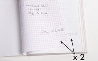 Registre de recettes et dépenses - A4 - 50 feuilles - Autocopiant - Commerçant - Artisan - Exacompta