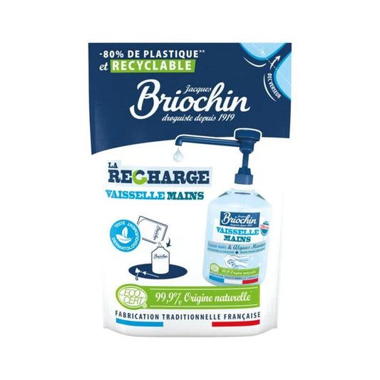 Recharge de liquide vaisselle et mains - Savon noir - Briochin - 500ml