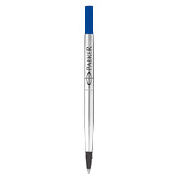 Recharge pour stylo roller - Parker - Pointe moyenne 0,7 - Bleu - Encre Quink