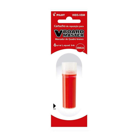 Recharge pour marqueur - Effaçable - V-Board Master - Pilot - Rouge - Pointe moyenne