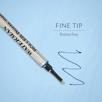 Recharge pour stylo bille - Bleu - Pointe fine - Waterman