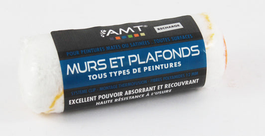 Recharge Rouleaux Brosse - Murs Et Plafonds - 30Mm - Peintures Mates Et Satinées - Toutes Surfaces - Amt