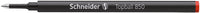 Recharge pour stylo roller - Rouge - Pointe 0,5mm - Topball 850 - Schneider