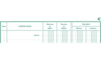 Registre Position De Compte - 21X19Cm - Exacompta