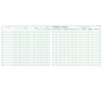 Registre unique du personnel - Salariés et stagiaires - 27x32cm - 56pages - Exacompta