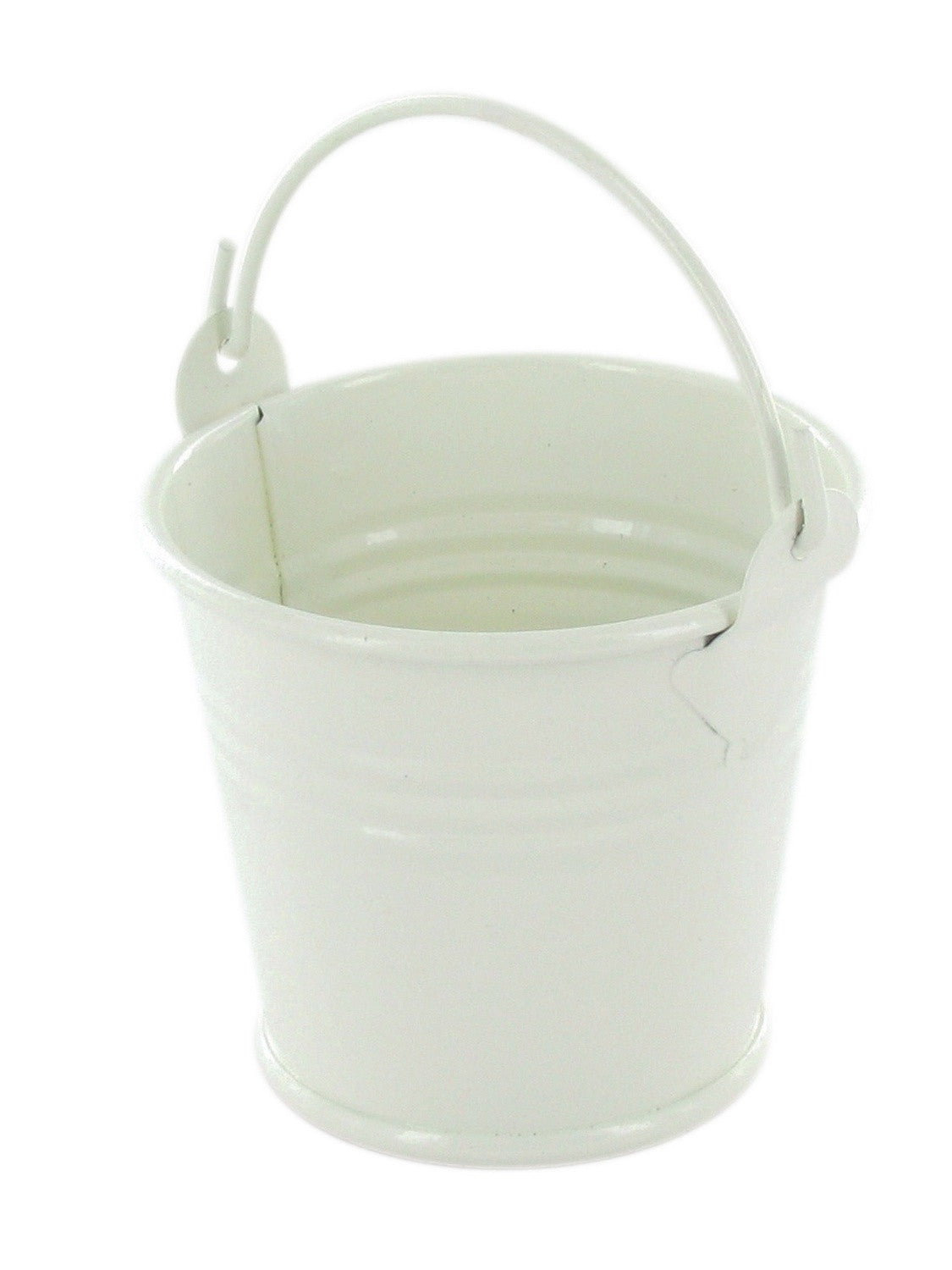 Petit seau - Blanc - Décoration de table - Personnalisable - 6 x 6,5 cm