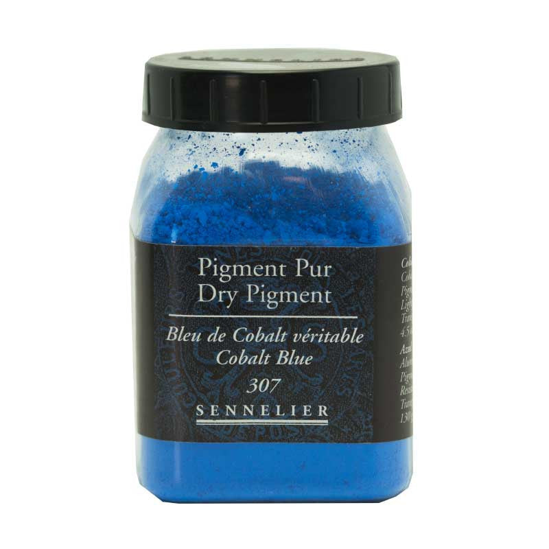 Pigment en poudre - Sennelier - Bleu de Cobalt - Pot de 200 ml
