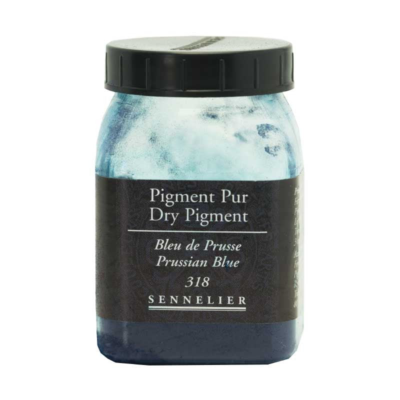 Pigment en poudre - Sennelier - Bleu de Prusse - Pot de 200 ml