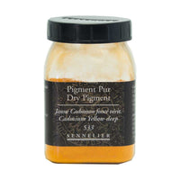 Pigment en poudre - Sennelier - Jaune Cadmium foncé - Pot de 200 ml
