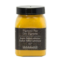 Pigment en poudre - Sennelier - Jaune Indien Substitut - Pot de 200 ml
