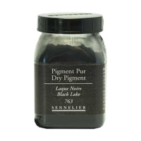 Pigment en poudre - Sennelier - Laque Noir - Pot de 200 ml