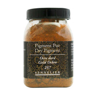Pigment en poudre - Sennelier - Ocre doré - Pot de 200 ml