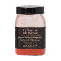 Pigment en poudre - Sennelier - Rouge Cadmium Orange - Pot de 200 ml