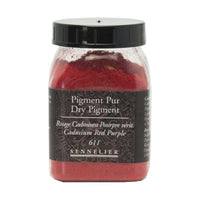 Pigment en poudre - Sennelier - Rouge Cadmium Pourpre - Pot de 200 ml